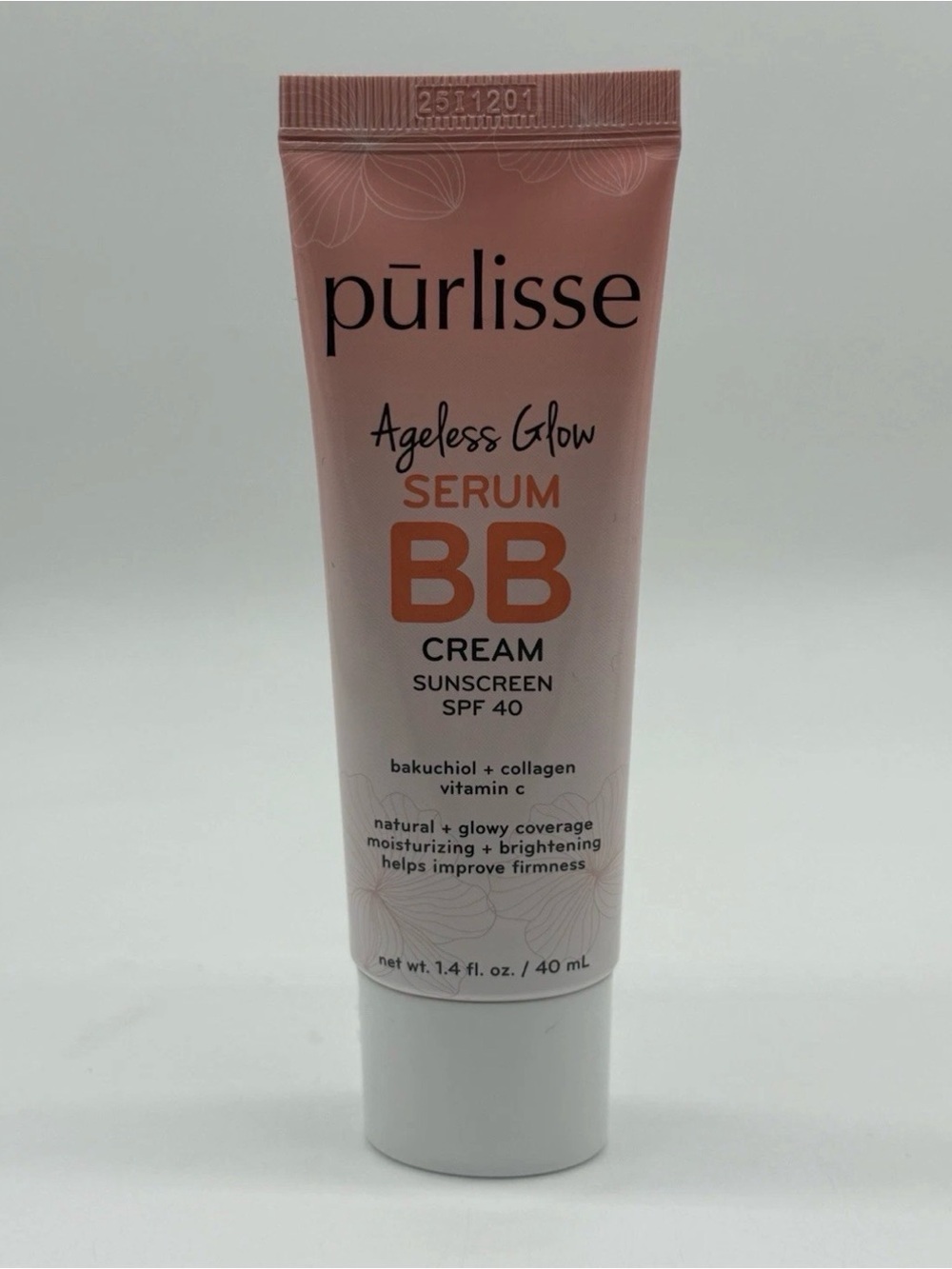 Purlisse Ageless Glow Serum BB Cream SPF 40 Light Medium, 1.4 fl oz - 2 Pack - Picture 3 of 5